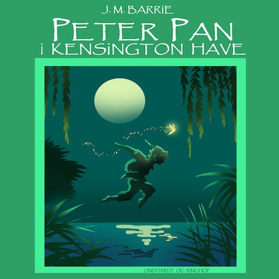 Peter Pan i Kensington Have – omslag til lydbogen af J.M. Barrie