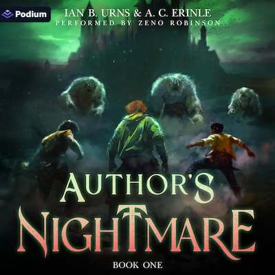 Author's Nightmare: A Grimdark Isekai LitRPG – omslag til lydbogen af Ian B. Urns, A. C. Erinle