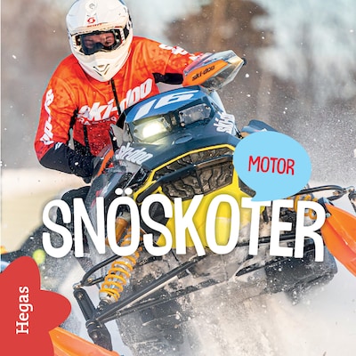 Snöskoter – omslag till ljudboken av Red. Emelie Olofsson