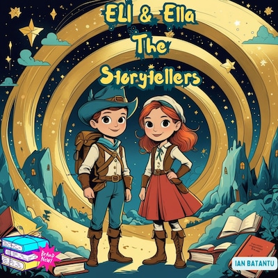 Eli & Ella The Storytellers – omslag til lydbogen af Ian Batantu