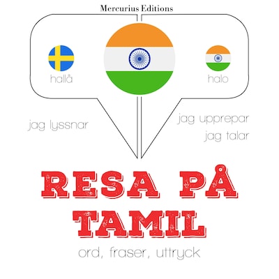 Resa på Tamil – omslag till ljudboken av JM Gardner