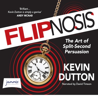 Flipnosis – omslag til lydbogen af Kevin Dutton