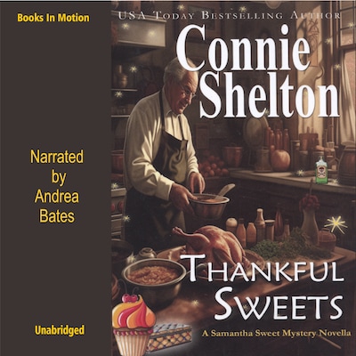 Thankful Sweets – omslag til lydbogen af Connie Shelton