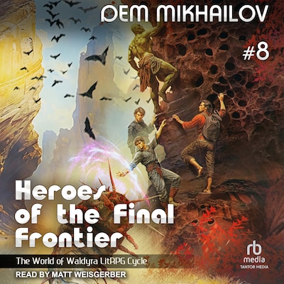 Heroes of the Final Frontier 8 – omslag til lydbogen af Dem Mikhailov