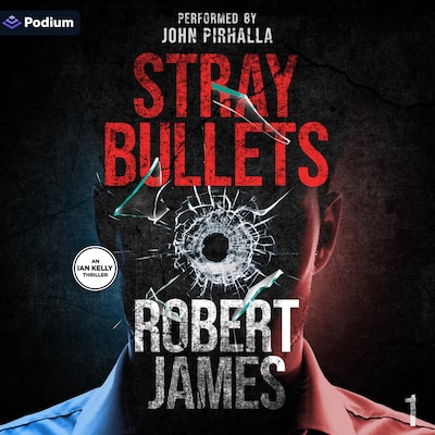 Stray Bullets – omslag til lydbogen af Robert James