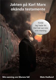 Jakten på Karl Marx okända testamente – omslag till ljudboken av Per Mats Hedlund