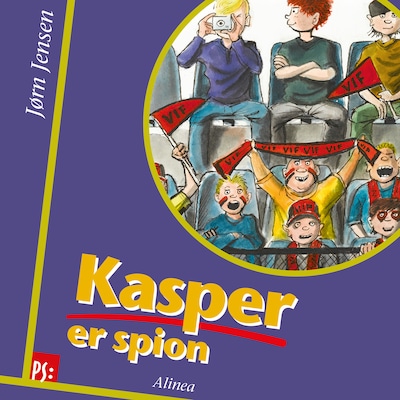 Kasper er spion – omslag til lydbogen af Jørn Jensen