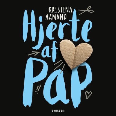 Hjerte af pap (1) - Hjerte af pap – omslag til lydbogen af Kristina Aamand