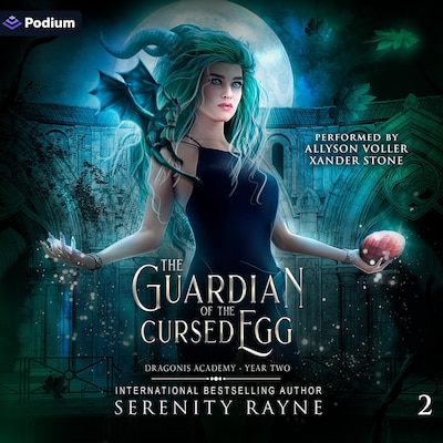 Guardian of the Cursed Egg – omslag til lydbogen af Serenity Rayne