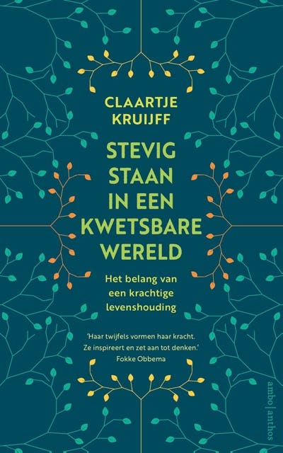Stevig staan in een kwetsbare wereld: Het belang van een krachtige levenshouding – omslag van het luisterboek van Claartje Kruijff