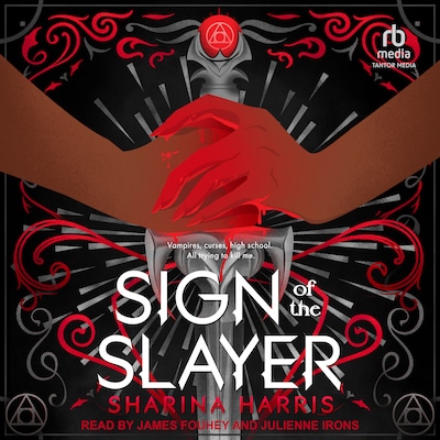 Sign of the Slayer – omslag til lydbogen af Sharina Harris