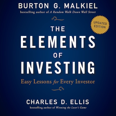 The Elements of Investing – omslag til lydbogen af Burton G. Malkiel, Charles D. Ellis