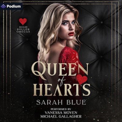 Queen of Hearts – omslag til lydbogen af Sarah Blue
