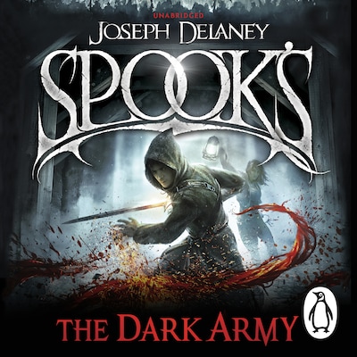 Spook's: The Dark Army – omslag til lydbogen af Joseph Delaney