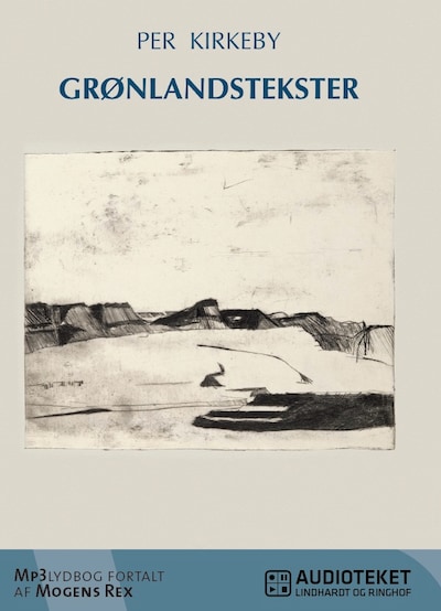 Grønlandstekster – omslag til lydbogen af Per Kirkeby