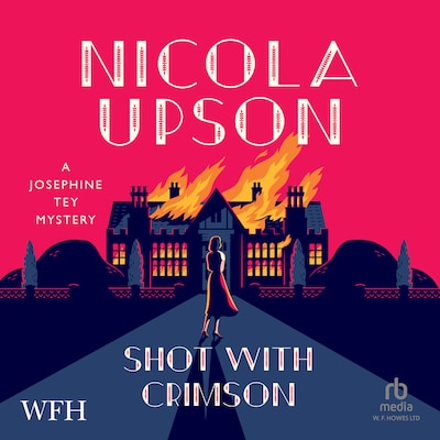 Shot with Crimson – omslag til lydbogen af Nicola Upson