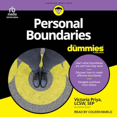 Personal Boundaries for Dummies – omslag til lydbogen af Victoria Priya