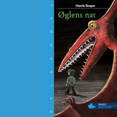 Øglens nat – omslag til lydbogen af Henrik Einspor