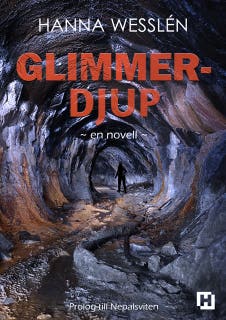 Glimmerdjup: En novell – omslag till ljudboken av Hanna Wesslén