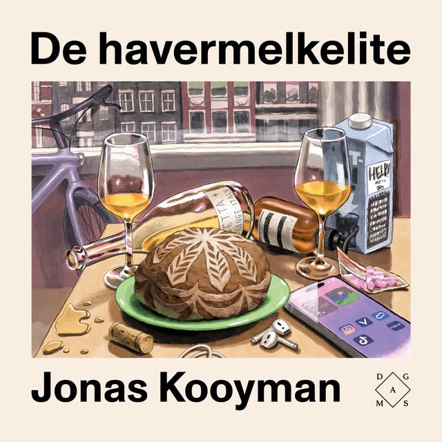 De havermelkelite: Hoe de nieuwe yup de stad onherkenbaar verandert – omslag van het luisterboek van Jonas Kooyman