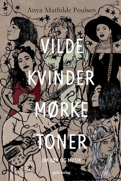 Vilde kvinder, mørke toner – omslag til lydbogen af Anya Mathilde Poulsen