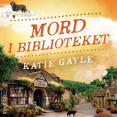 Mord i biblioteket – omslag til lydbogen af Katie Gayle