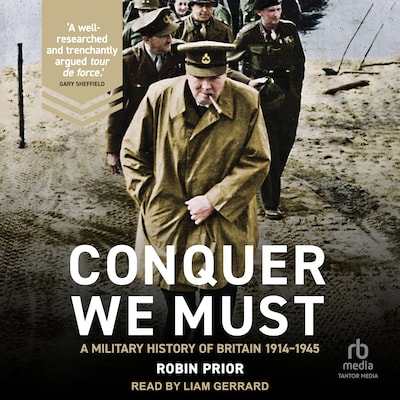 Conquer We Must – omslag til lydbogen af Robin Prior