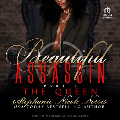 Beautiful Assassin – omslag til lydbogen af Stephanie Nicole Norris