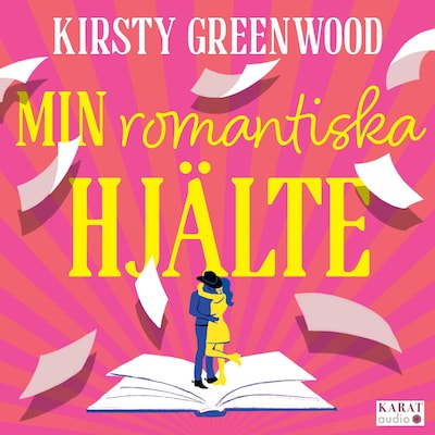 Min romantiska hjälte – omslag till ljudboken av Kirsty Greenwood