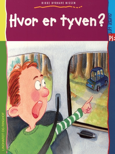 Hvor er tyven? – omslag til lydbogen af Rikke Dyrhave