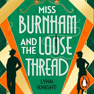 Miss Burnham and the Loose Thread – omslag til lydbogen af Lynn Knight