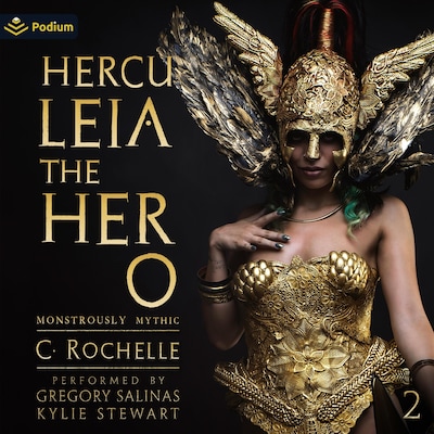 Herculeia the Hero – omslag til lydbogen af C. Rochelle