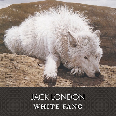 White Fang, with eBook – omslag til lydbogen af Jack London