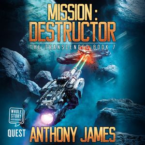 Mission: Destructor – okładka audiobooka, autor Anthony James