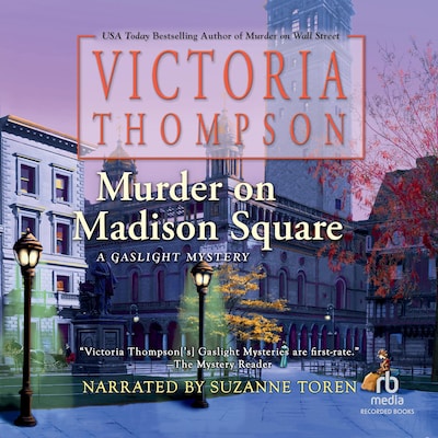 Murder on Madison Square – omslag til lydbogen af Victoria Thompson