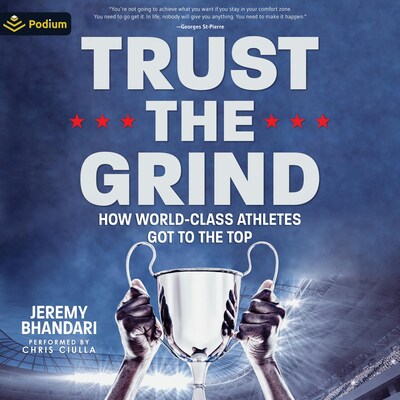Trust the Grind: How World-Class Athletes Got to the Top – omslag til lydbogen af Jeremy Bhandari