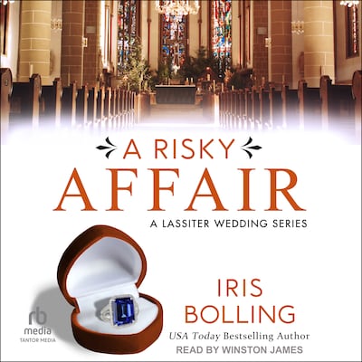A Risky Affair – omslag til lydbogen af Iris Bolling