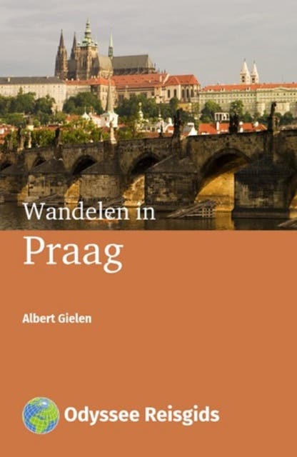 Wandelen in Praag – omslag van het luisterboek van Albert Gielen