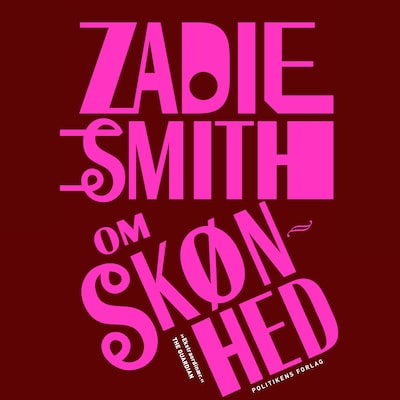 Om skønhed – omslag til lydbogen af Zadie Smith