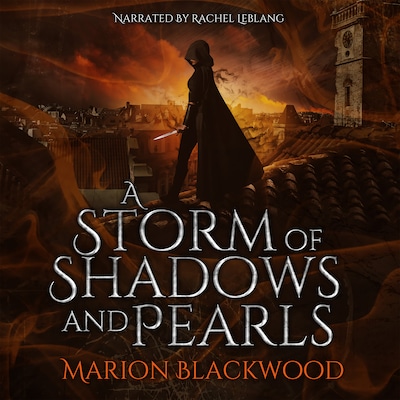A Storm of Shadows and Pearls – omslag til lydbogen af Marion Blackwood