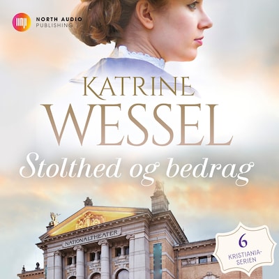 Stolthed og bedrag – omslag til lydbogen af Katrine Wessel
