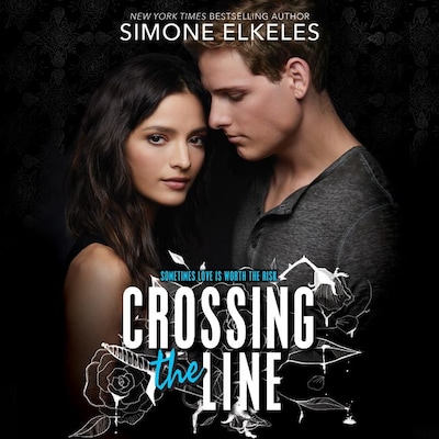 Crossing the Line – omslag van het luisterboek van Simone Elkeles