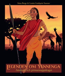 Legenden om Yennenga – omslag till ljudboken av Loise Lindquist Sassene