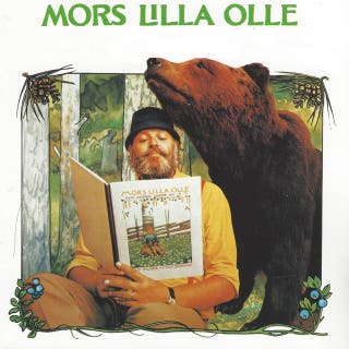 Mors Lilla Olle – omslag till ljudboken av Alice Tegnér