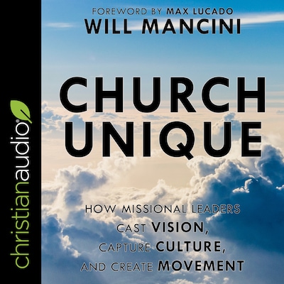 Church Unique – omslag til lydbogen af Will Mancini