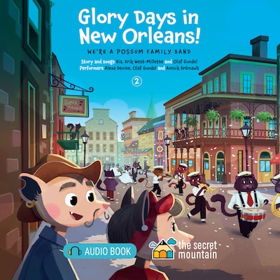 Glory Days in New Orleans! – omslag til lydbogen af Bïa Krieger