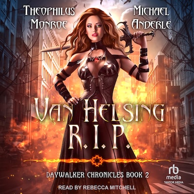 Van Helsing R.I.P. – omslag til lydbogen af Theophilus Monroe, Michael Anderle
