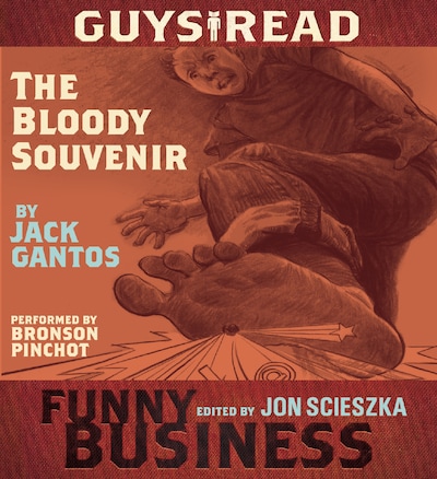 Guys Read: The Bloody Souvenir – omslag til lydbogen af Jack Gantos
