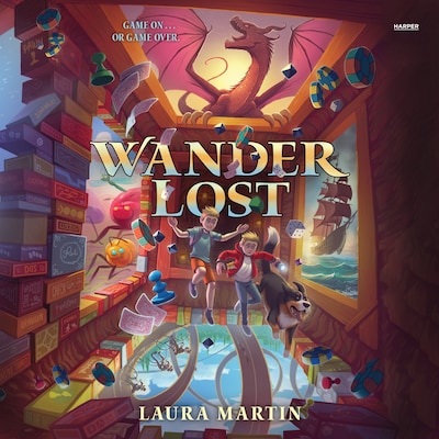 Wander Lost – omslag til lydbogen af Laura Martin