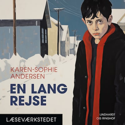 En lang rejse – omslag til lydbogen af Karen-Sophie Andersen